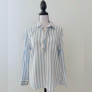 Lola River Blue and White Striped Shirt